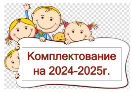 Комплектование на 2024-2025г.